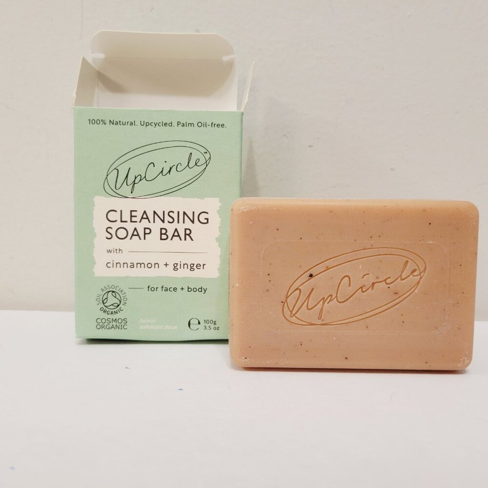 UpCircle Cleansing Soap Bar Cinnamon & Ginger For Face & Body